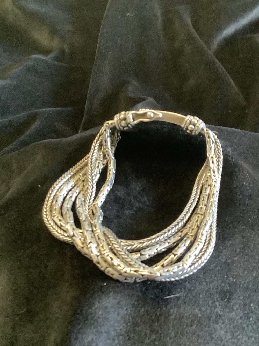 Silpada Go Gorgeous Multi Strand Silver Bracelet